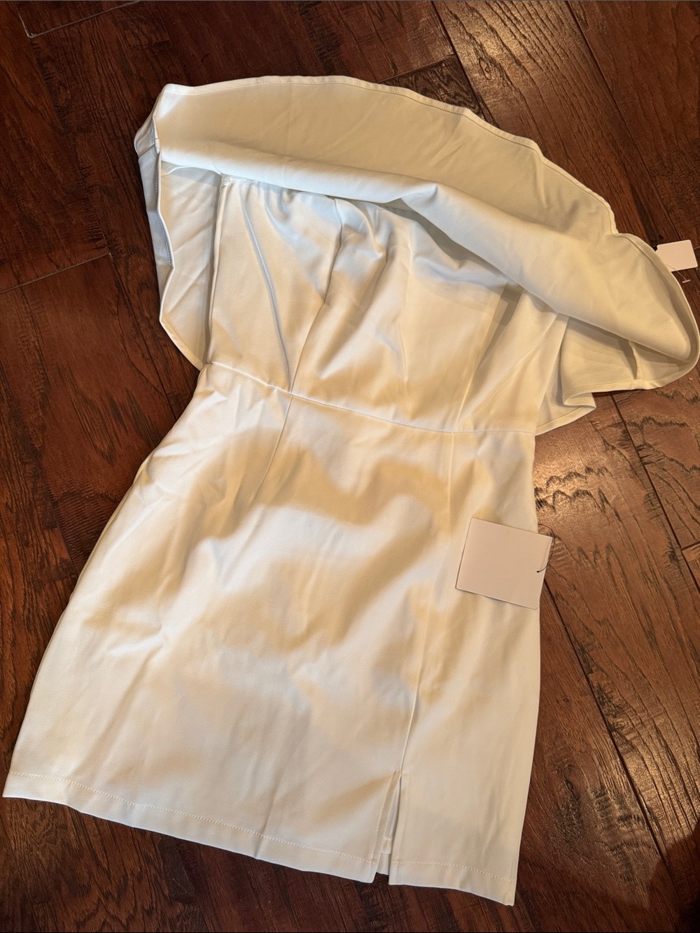 NWT Lulu's Strapless Ruffle Mini Dress - Picture 5 of 6